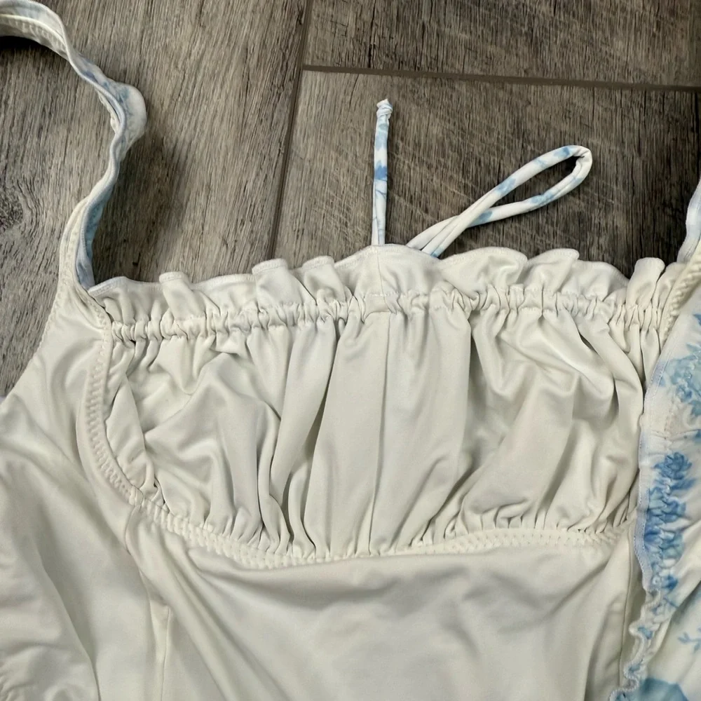 Frankies Bikinis x Gigi Blue One Piece Swimsuit